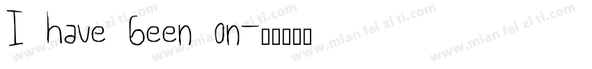 I have been on字体转换